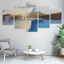 Charger l'image dans la galerie, Peinture suspendue verticale Combinaison GY0903231 Personnalisé (Conception à cinq panneaux, une image)