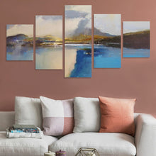 Charger l'image dans la galerie, Peinture suspendue verticale Combinaison GY0903231 Personnalisé (Conception à cinq panneaux, une image)