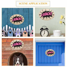 Charger l'image dans la galerie, Plaque de porte en bois (ovale) GY0903287 Personnalisé avec photo et prénom