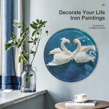 Charger l'image dans la galerie, Suspendue peinture à fer (rond) GY0903317 Personnalisé avec photo