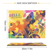 Charger l'image dans la galerie, Plaque de porte en bois (carré) GY0903350 Personnalisé avec texte et numéro