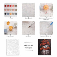 Charger l'image dans la galerie, Peinture numérique version verticale personnalisé avec photo text