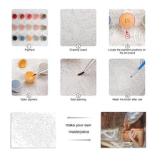 Charger l'image dans la galerie, Peinture numérique version horizontale (Version cadre intérieur) personnalisé