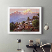 Charger l'image dans la galerie, Peinture diamant version horizontale (cadre intérieur / rond) personnalisé