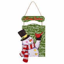 Charger l'image dans la galerie, Tableau / peinture en bois de Noël à suspendre personnalisé avec photo motif logo texte
