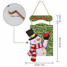 Charger l'image dans la galerie, Tableau / peinture en bois de Noël à suspendre personnalisé avec photo motif logo texte