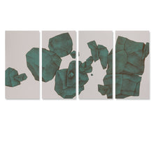 Charger l'image dans la galerie, Peinture suspendue Version verticale 1: 2 GY0903486 Personnalisé (Conception de quatre panneaux, une image)