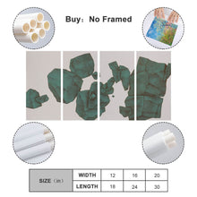 Charger l'image dans la galerie, Peinture suspendue Version verticale 1: 2 GY0903486 Personnalisé (Conception de quatre panneaux, une image)