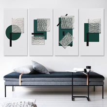 Charger l'image dans la galerie, Peinture suspendue Version verticale 1:2 GY0903487 Personnalisé (Quatre panneaux avec différentes conceptions d'image)