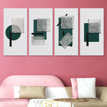 Charger l'image dans la galerie, Peinture suspendue Version verticale 1:2 GY0903487 Personnalisé (Quatre panneaux avec différentes conceptions d'image)