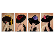 Charger l'image dans la galerie, Peinture suspendue Version verticale 2:3 GY0903489 Personnalisé (Quatre panneaux avec différentes conceptions d'image)