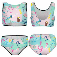 Charger l'image dans la galerie, Maillot de bain tankini fille NT013 personnalisé et design avec vos photos/photos ou nom