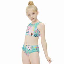 Charger l'image dans la galerie, Maillot de bain tankini fille NT013 personnalisé et design avec vos photos/photos ou nom