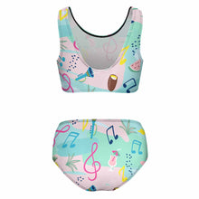 Charger l'image dans la galerie, Maillot de bain tankini fille NT013 personnalisé et design avec vos photos/photos ou nom