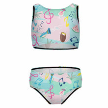 Charger l'image dans la galerie, Maillot de bain tankini fille NT013 personnalisé et design avec vos photos/photos ou nom