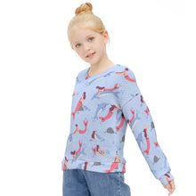 Charger l'image dans la galerie, Pull col V fille MY04 design et personnalisé avec vos photos / motifs ou nom