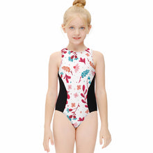 Charger l'image dans la galerie, Maillot de bain une pièce pour filles avec fermeture éclair NT032 personnalisé et design avec prénom photo