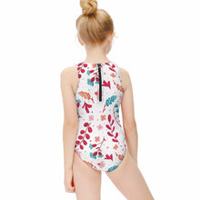 Charger l'image dans la galerie, Maillot de bain une pièce pour filles avec fermeture éclair NT032 personnalisé et design avec prénom photo