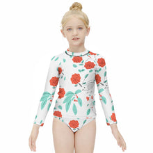 Charger l'image dans la galerie, Maillot de bain/Surf à manches longues fille deux pièces NT020 impression personnalisé avec photo motif logo texte