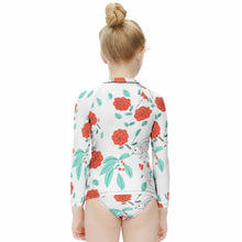 Charger l'image dans la galerie, Maillot de bain/Surf à manches longues fille deux pièces NT020 impression personnalisé avec photo motif logo texte