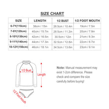 Charger l'image dans la galerie, Maillot de bain/Surf à manches longues fille deux pièces NT020 impression personnalisé avec photo motif logo texte