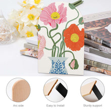 Charger l'image dans la galerie, Personnalisez le support de livre en bois de grande taille 2 pièces / paquet