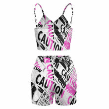 Charger l'image dans la galerie, HTZ gilet ensemble en col V avec bretelles personnalisé avec photo motif logo texte (impression d'image unique)