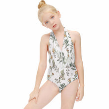 Charger l'image dans la galerie, Maillot de bain à bretelles mignon une pièce Fille enfant NT044 impression personnalisé avec logo photo motif texte
