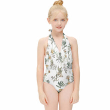 Charger l'image dans la galerie, Maillot de bain à bretelles mignon une pièce Fille enfant NT044 impression personnalisé avec logo photo motif texte