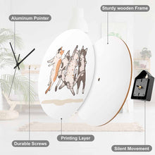 Charger l'image dans la galerie, Horloge murale sans échelle décorative personnalisée avec photo motif texte logo image