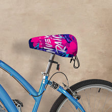 Charger l'image dans la galerie, Housse de selle vélo QC1103004 impression personnalisée avec motif texte logo image