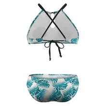 Charger l'image dans la galerie, Bikini halter neck deux pièces grande taille femme élégant BK2040 personnalisé avec photo motif logo texte (conception une image)