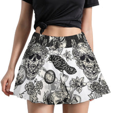 Charger l'image dans la galerie, Impression d’image unique Mini-jupe/jupe courte fuide confortable femme grande taille A593 personnalisée avec motif photo logo texte