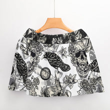 Charger l'image dans la galerie, Impression d’image unique Mini-jupe/jupe courte fuide confortable femme grande taille A593 personnalisée avec motif photo logo texte