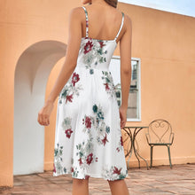 Charger l'image dans la galerie, Impression Multi-Image Femme T-Shirt Robe Longue Col Ras du Cou Oversize AQT Personnaliser avec Photos Motif Texte Logo