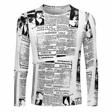 Charger l'image dans la galerie, T-shirt à manches longues Homme EL Cool personnalisé avec photo logo texte motif (impression d'image unique)