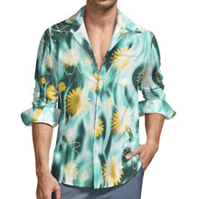 Charger l'image dans la galerie, Chemise homme à manches longues grande taille avec poche poitrine LS- personnalisée avec photo logo motif texte (Impression des multi-images)