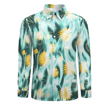 Charger l'image dans la galerie, Chemise homme à manches longues grande taille avec poche poitrine LS- personnalisée avec photo logo motif texte (Impression des multi-images)