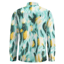 Charger l'image dans la galerie, Chemise homme à manches longues grande taille avec poche poitrine LS- personnalisée avec photo logo motif texte (Impression des multi-images)