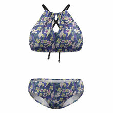 Charger l'image dans la galerie, Bikini halter neck deux pièces grande taille femme sexy BK2040 personnalisé avec photo motif logo texte