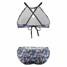 Charger l'image dans la galerie, Bikini halter neck deux pièces grande taille femme sexy BK2040 personnalisé avec photo motif logo texte