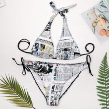 Charger l'image dans la galerie, Bikini triangle avec bretelles réglables ample grande taille femme BK2131 personnalisé avec photo logo motif texte (conception multi-images)