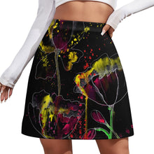 Charger l'image dans la galerie, Mini jupe jupe courte grande taille tendance femme ALQ personnalisée avec motif photo logo texte (impression des multi-images)