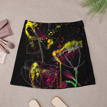 Charger l'image dans la galerie, Mini jupe jupe courte grande taille tendance femme ALQ personnalisée avec motif photo logo texte (impression des multi-images)