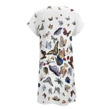 Charger l'image dans la galerie, Impression des multi-images Robe/jupe Chic en col V à manches courtes Grande taille Tendance Femme personnalisée avec motif photo logo texte