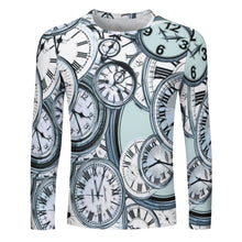 Charger l'image dans la galerie, T-shirt à manches longues Homme Fashion personnalisé avec photo logo texte motif (Impression des multi-images)
