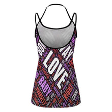 Charger l'image dans la galerie, Impression des multi-images camisole sport chic grande taille femme dodu MK personnalisé avec motif photo logo texte