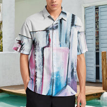 Charger l'image dans la galerie, Impression des multi-images chemise manches courtes grande taille ample cool moderne homme B339 personnalisé avec photo logo motif texte