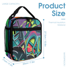 Charger l'image dans la galerie, Sac repas isotherme / Sac fourre-tout thermique personnalisé avec photo motif texte (conception multi-images)