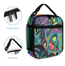 Charger l'image dans la galerie, Sac repas isotherme / Sac fourre-tout thermique personnalisé avec photo motif texte (conception multi-images)